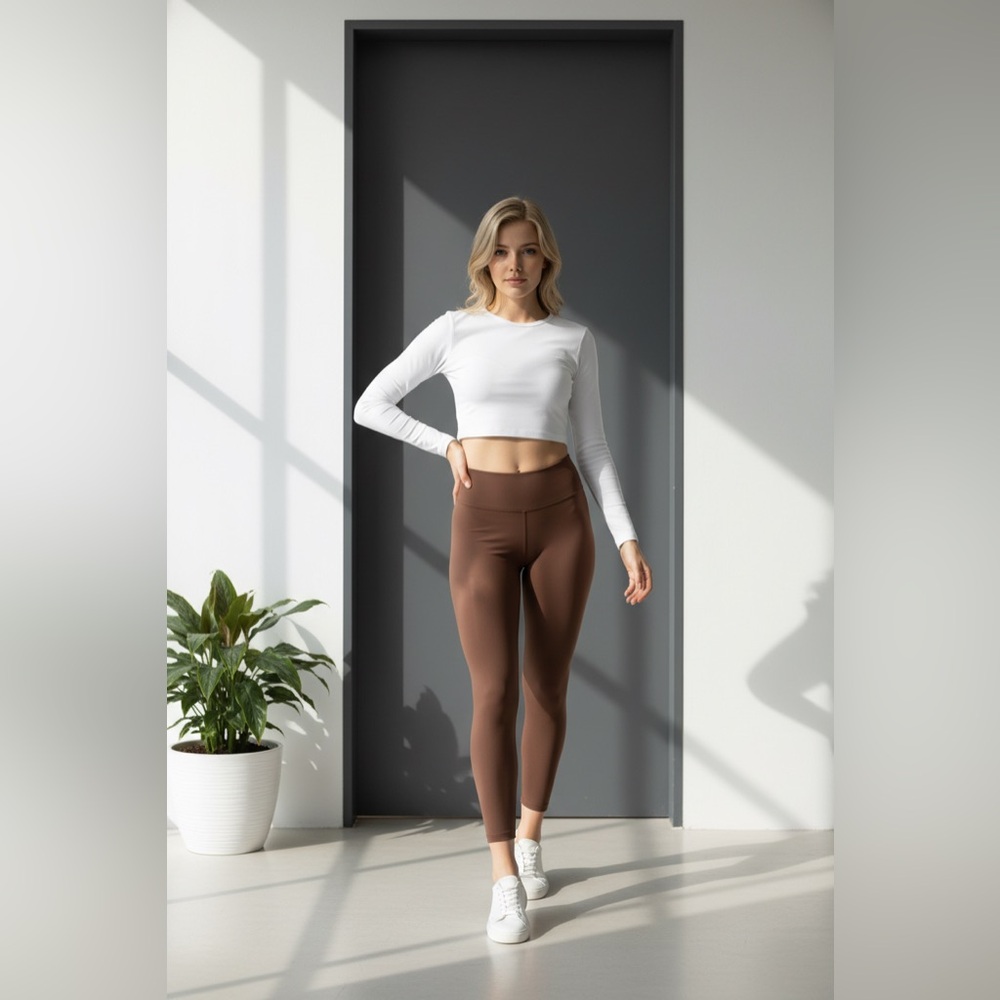 Amazon Dragon Fit Leggings size S - Camel Color - NWT